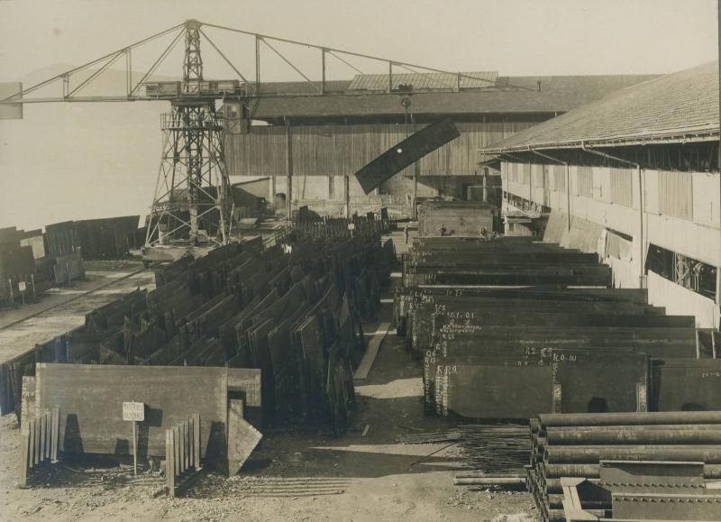 Piazzale per il deposito dei materiali