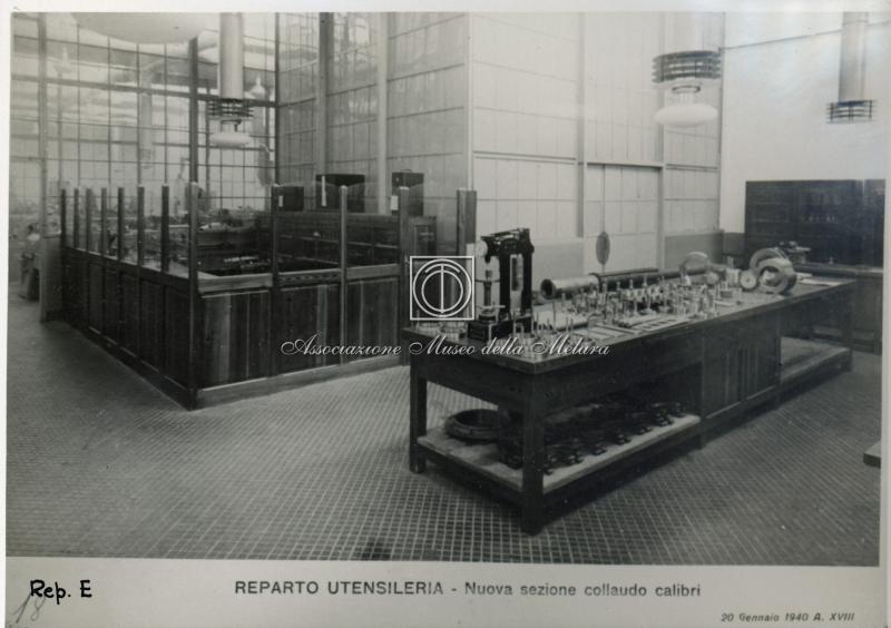 Rep E - Reparto utensileria - Nuova sezione collaudo calibri