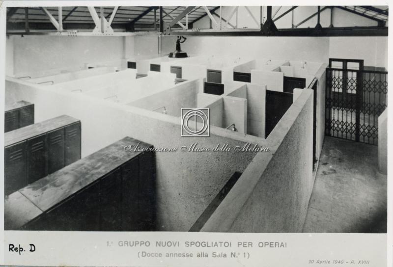 Rep D - 1° Gruppo nuovi refettori per operai (Docce annesse alla sala N° 1)