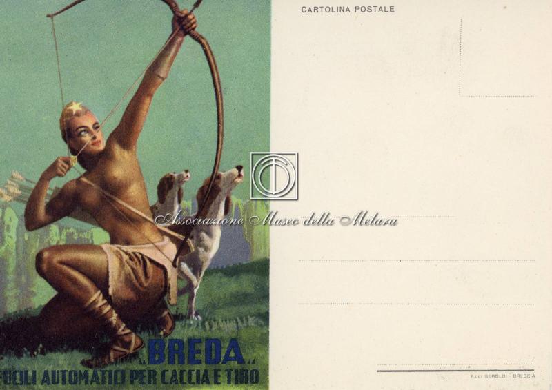 Cartolina postale Breda - Redazione Notiziario Breda
